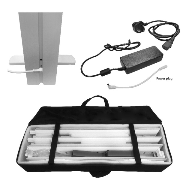SEG Tension Fabric LED LightBox Backdrop Ver. Portable (300cm x 225cm) -  MX-PTFLB