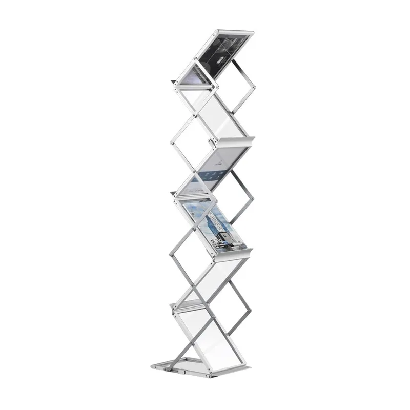 Zig Zag Brochure Stand Acrylic - MX-BSA