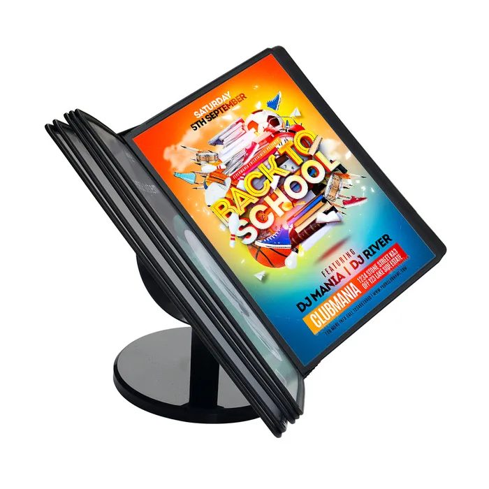 Table Catalog Leaflet Browser 10 Layers A4 Display & Leaflet - MX-10DFLD