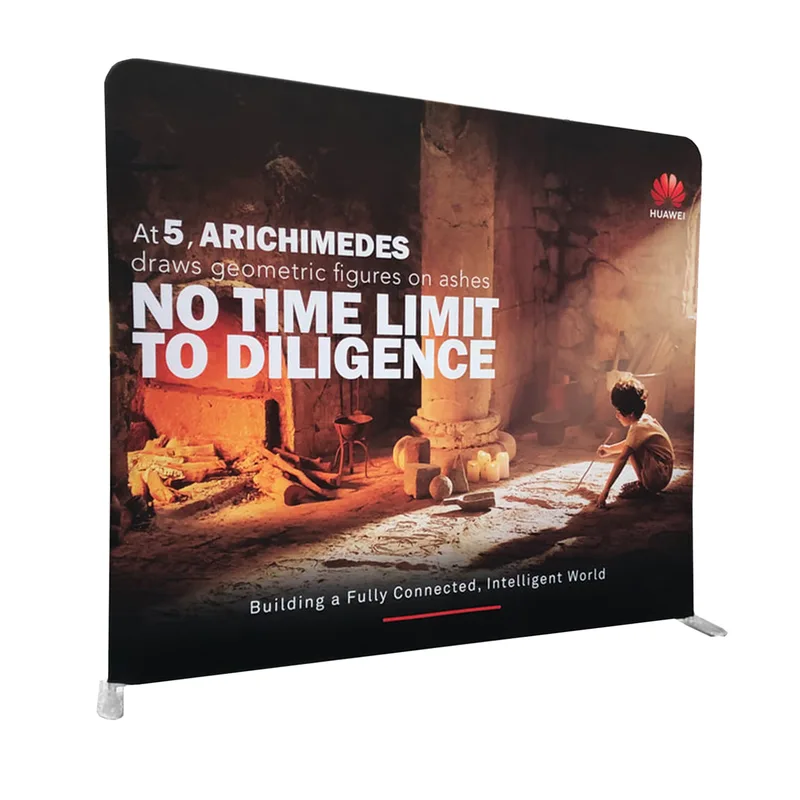 Tension Fabric Display Backdrop - 8x8 Feet Straight TRUE HD Edition - MX-TFS88