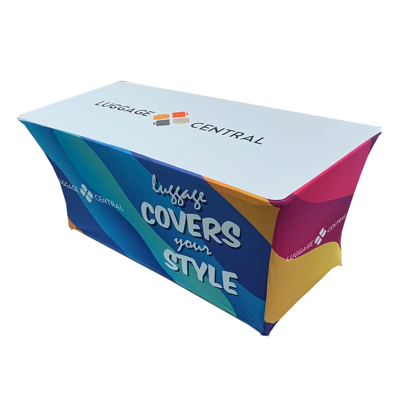 Tension Fabric Table Foldable Cloth Table Cover / Throw - MX-TFTT