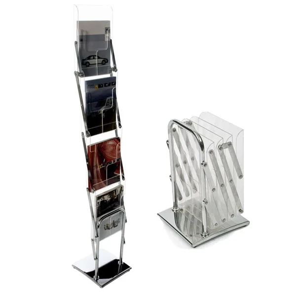 Acrylic Steel Brochure Stand Leaflet Holder - MX-BAS