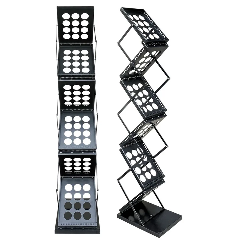 Zig Zag Brochure Rack Metal - MX-BSM