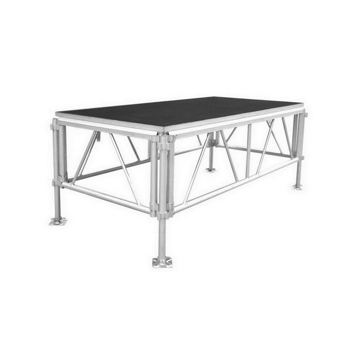 Aluminum Heavy Duty Scaffolding Event Truss Stage 4x8 Anti Slippery Matt - MX-HDSTG48